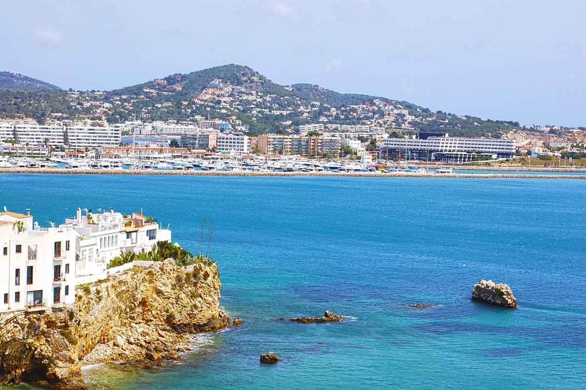 Ibiza Stadt Häuser