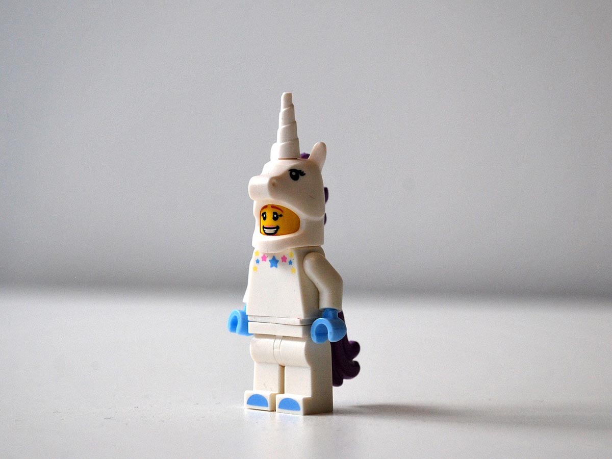 Lego Einhorn Figur